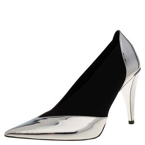 Givenchy Black and Silver Heels